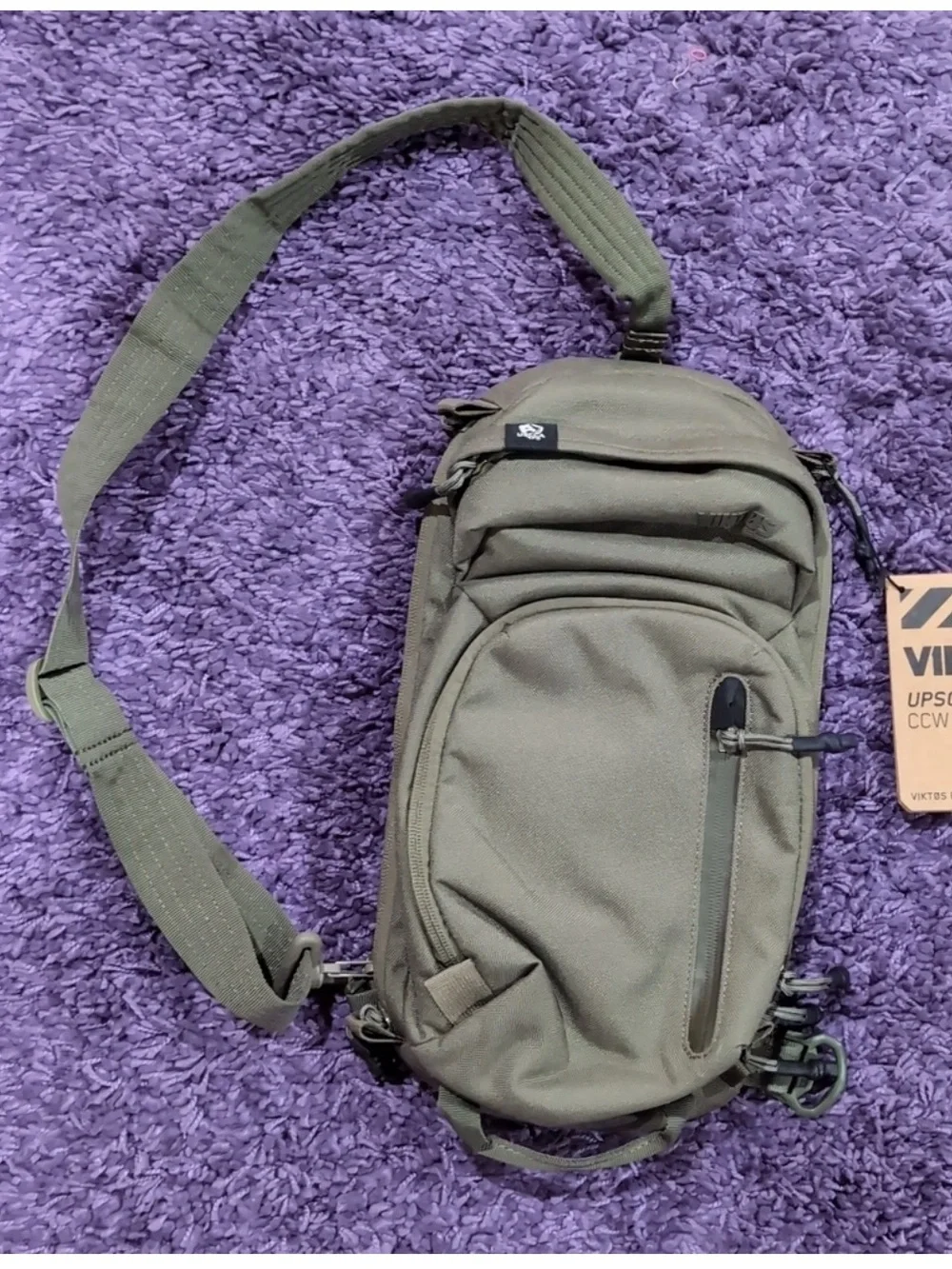 The Vitos Upscale 2 Sling Concealed Carry Tactical Bag NWT